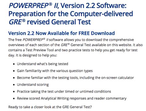 ets gre powerprep test